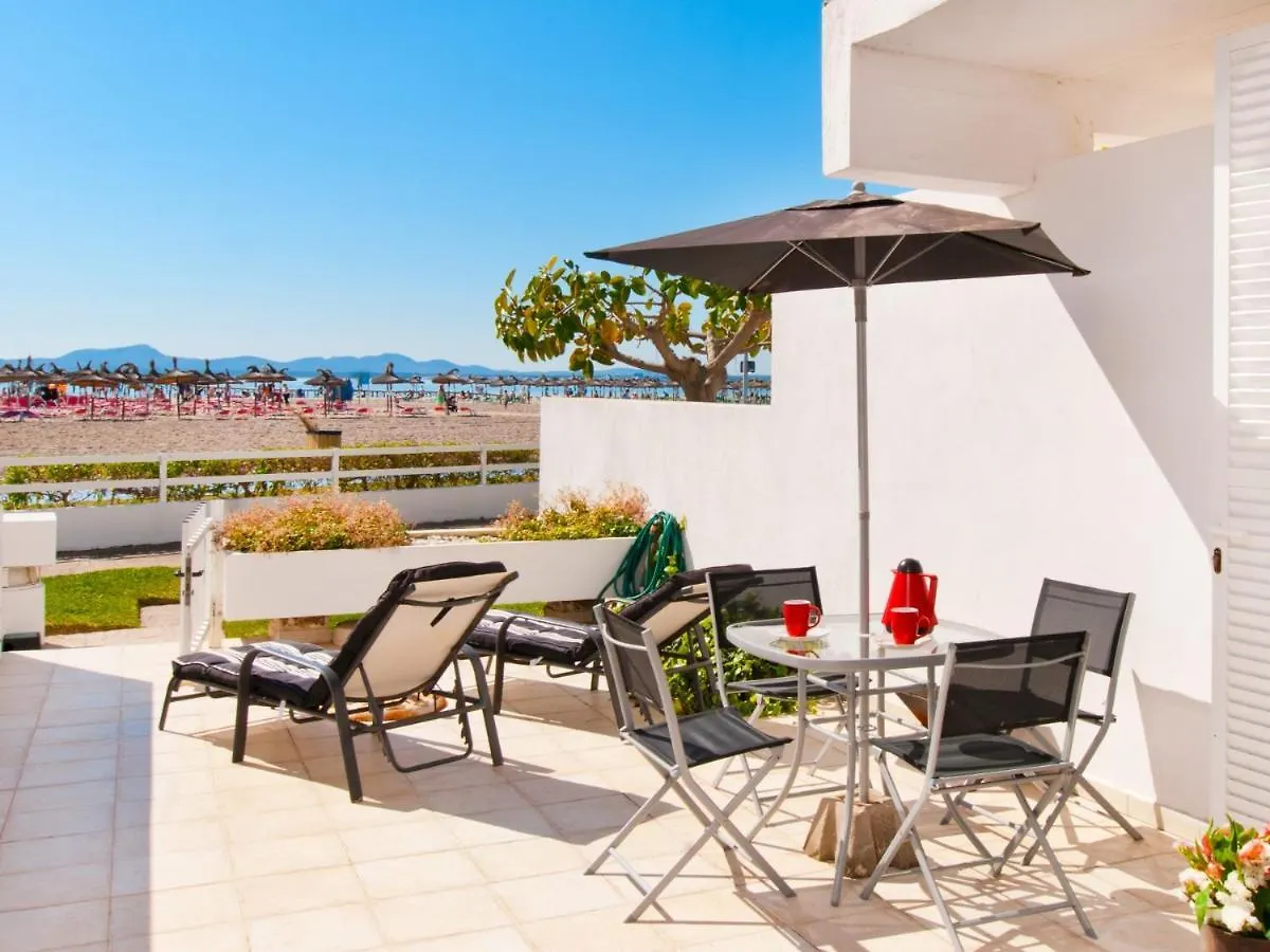 Apartment Oiza Sand Castle 24 At Alcudia Beach, Wifi And Aircon