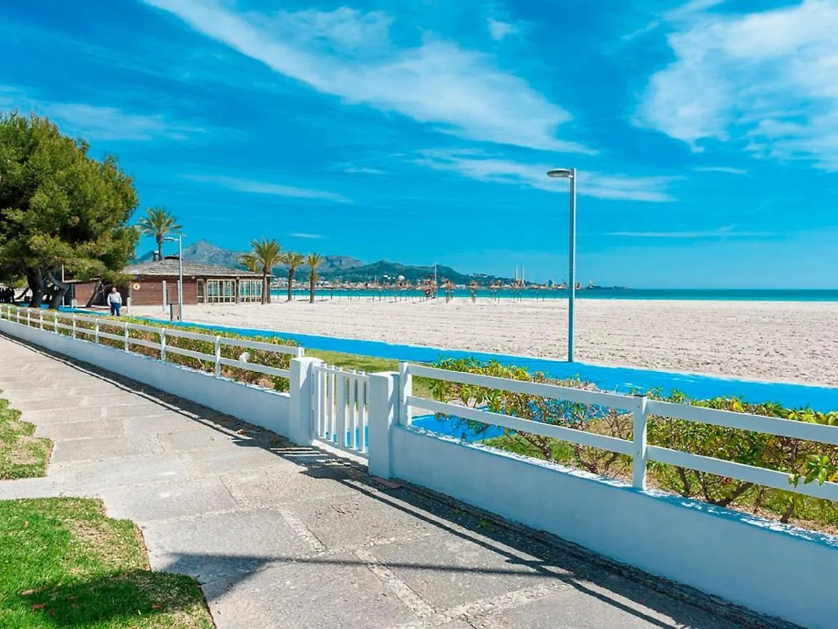 Apartment Oiza Sand Castle 24 At Alcudia Beach, Wifi And Aircon